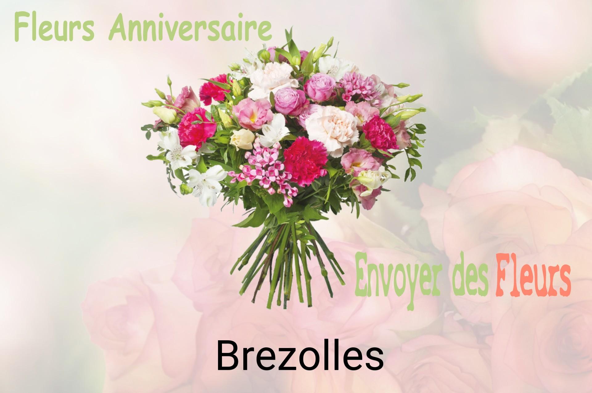 Bouquet de fleurs d’anniversaire livré à Brezolles